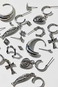 Essential Silver Multi Earrings Set