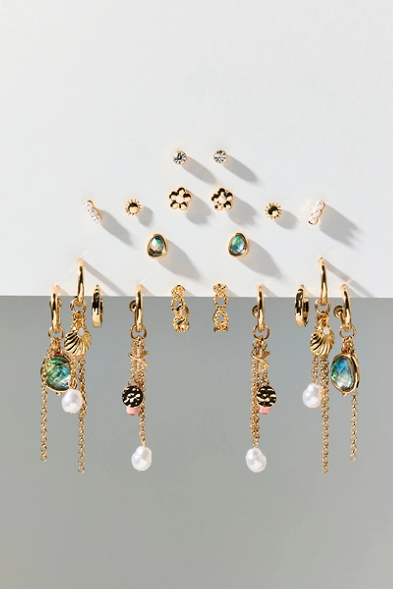 Ocean Dives Multi Earrings Set