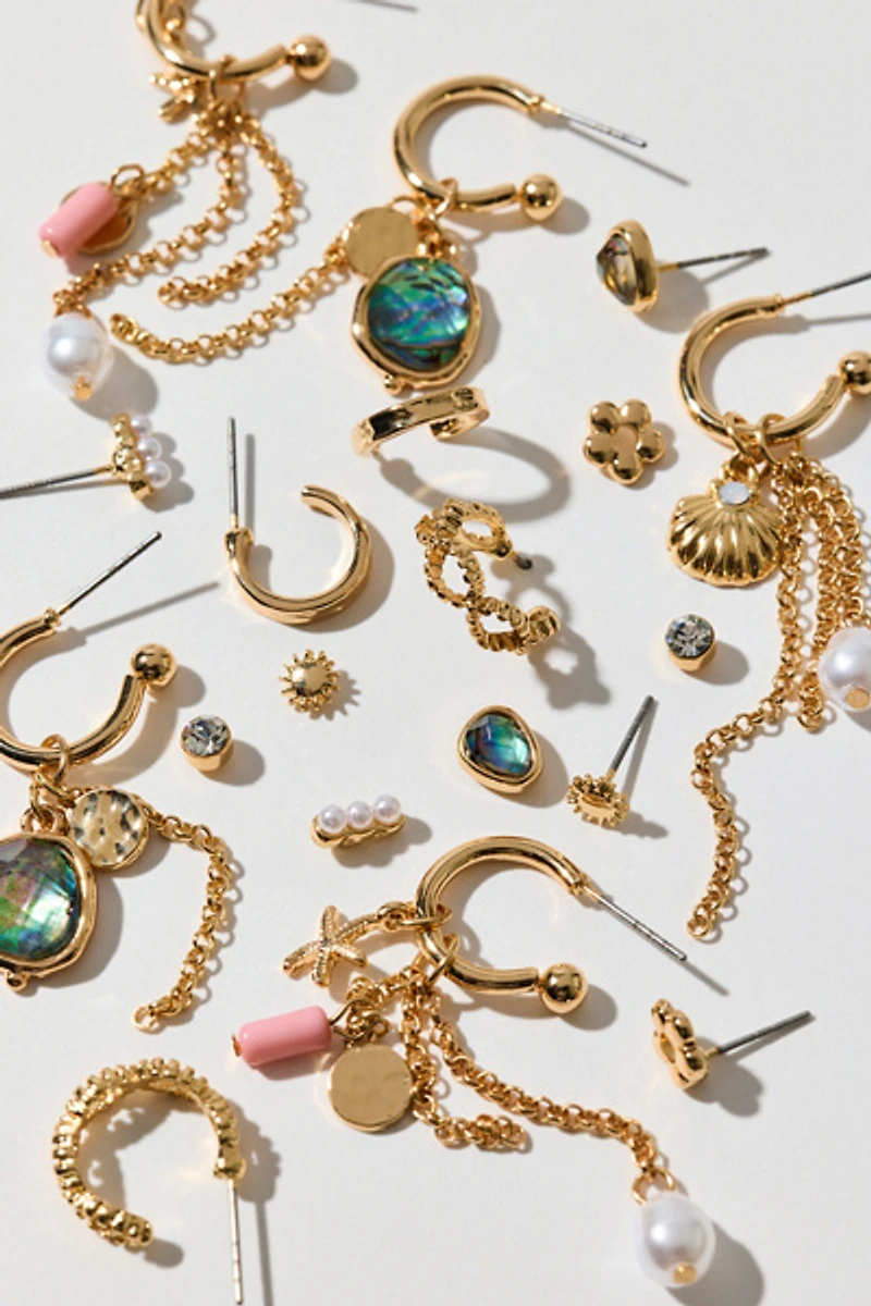 Ocean Dives Multi Earrings Set