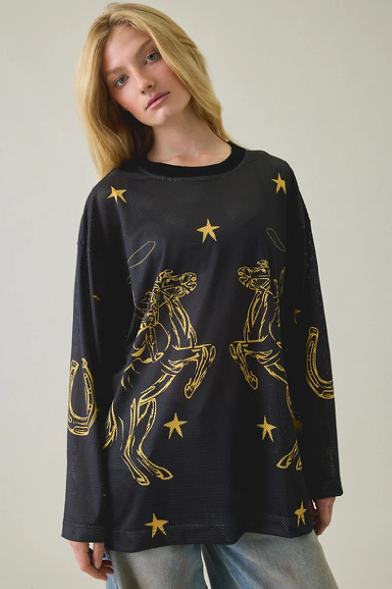 The Tales Cowboy Graphic Long Sleeve Jersey