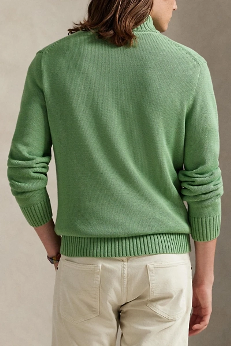 Polo Ralph Lauren Cotton Quarter-Zip Sweater