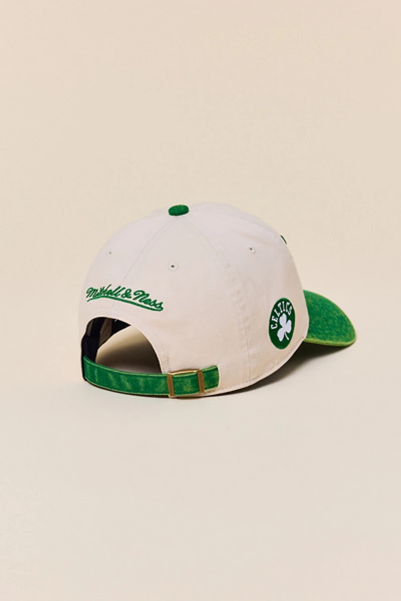 Mitchell & Ness NBA Boston Celtics Team Logo Dad Hat