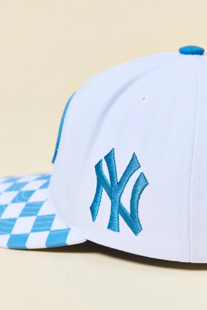 Mitchell & Ness MLB New York Yankees Checkered Brim Hat