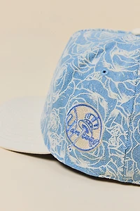 Mitchell & Ness MLB New York Yankees Flocked Floral Snapback Hat