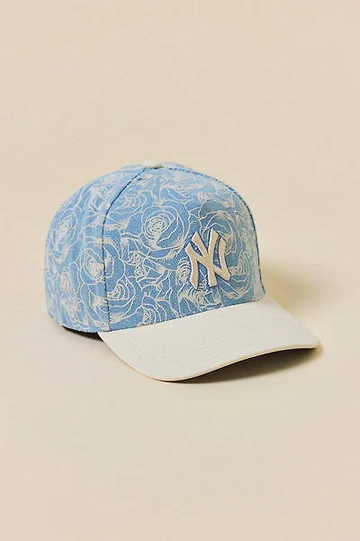 Mitchell & Ness MLB New York Yankees Flocked Floral Snapback Hat