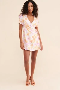 Charlie Holiday Callie Floral Wrap Dress