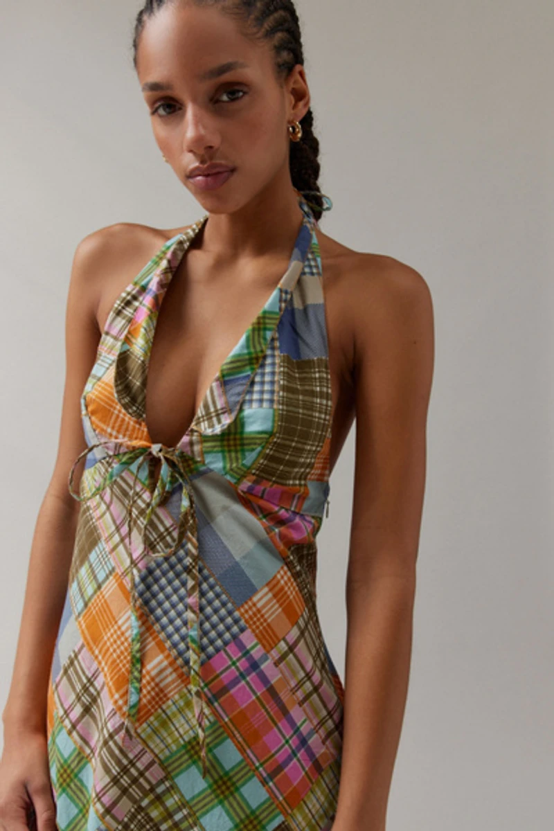 BDG Danny Madras Halter Dress