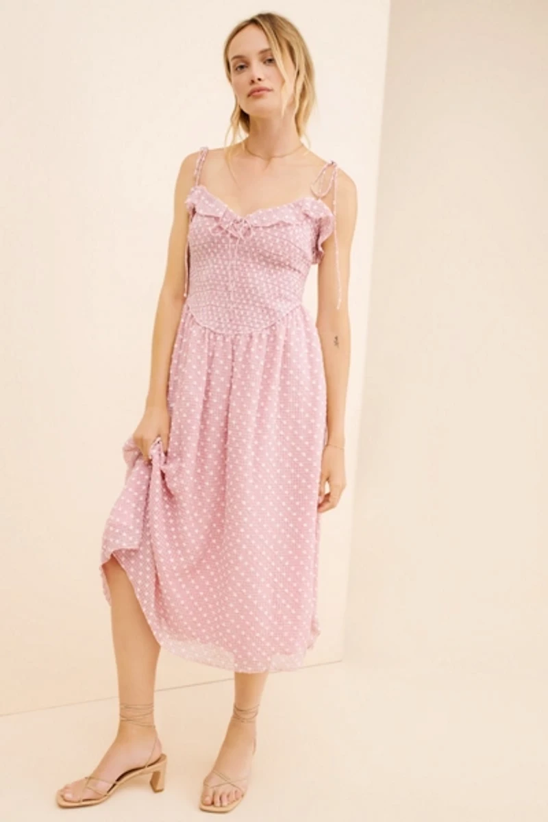 For Love & Lemons Maxine Midi Dress