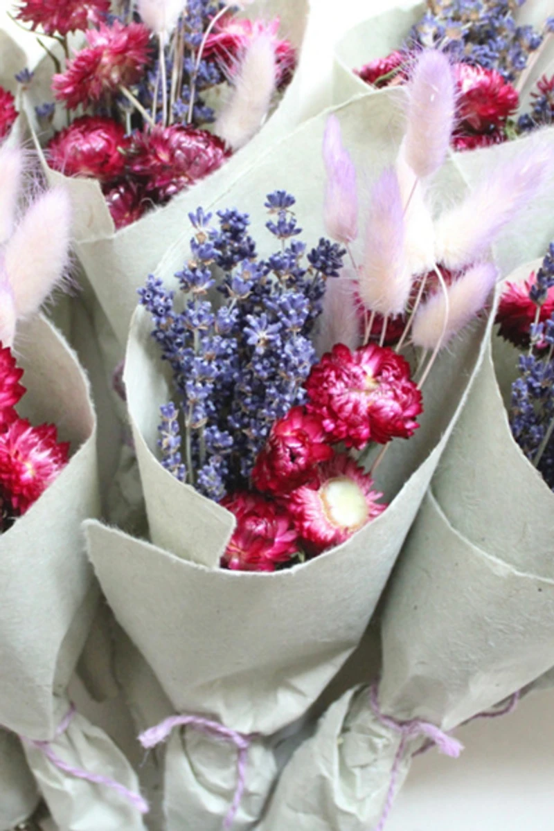 Roxanne’s Dried Flowers Lavender Sage Bouquet