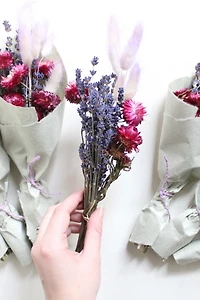 Roxanne’s Dried Flowers Lavender Sage Bouquet