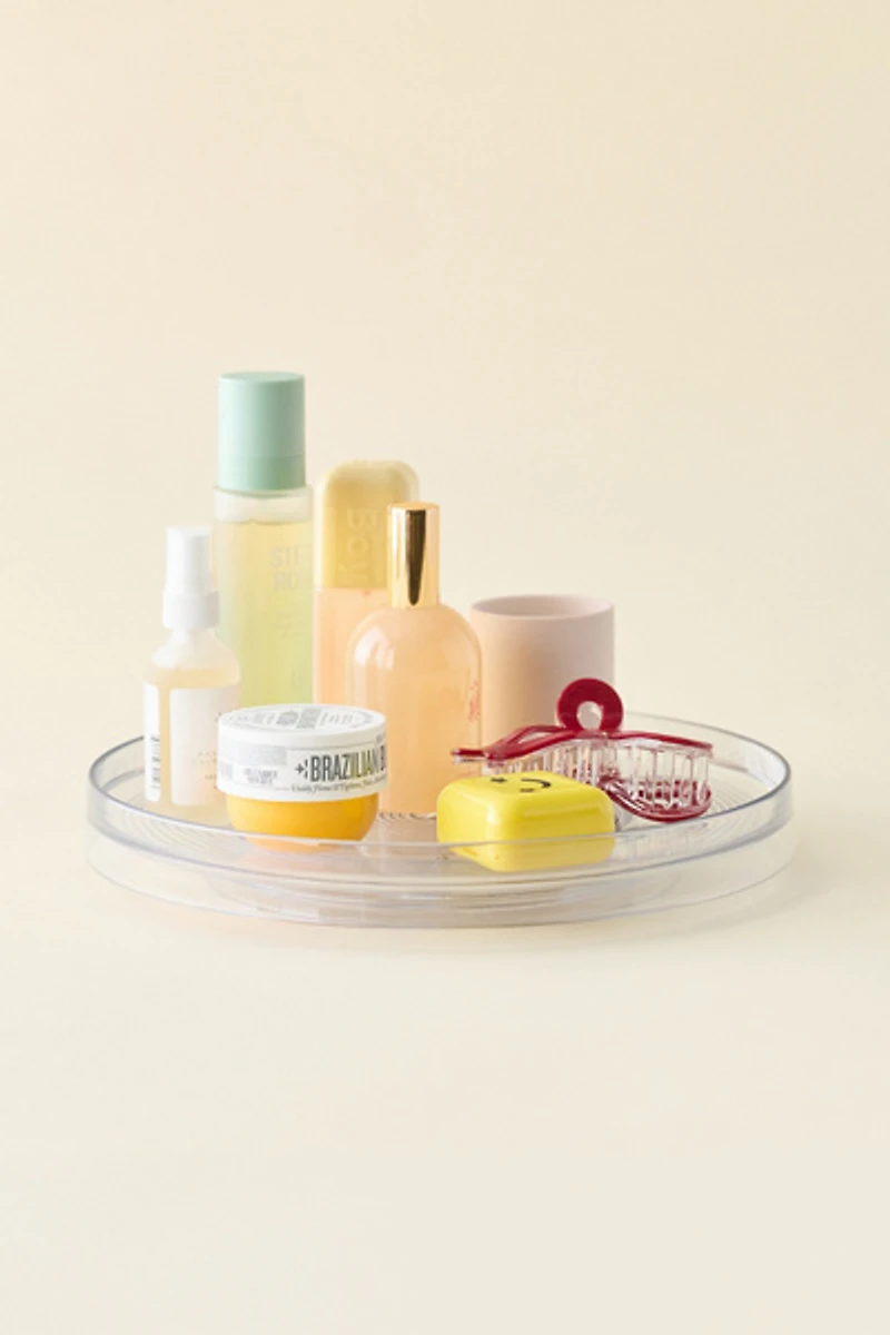 Tina Round Lazy Susan Storage Tray