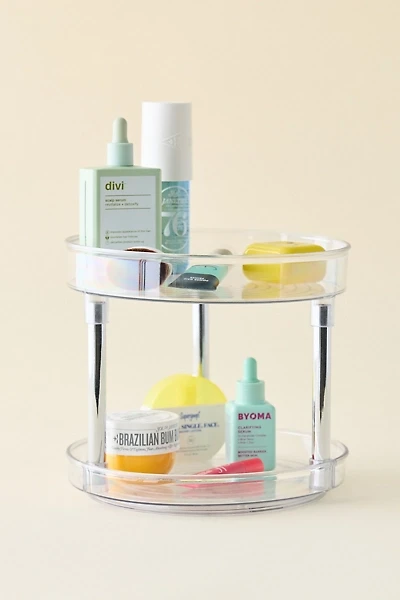 Tina Round Lazy Susan 2-Tier Storage Tray