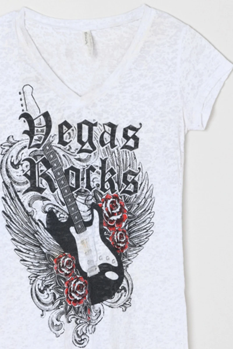 Vintage Y2k Burnout Graphic Tee