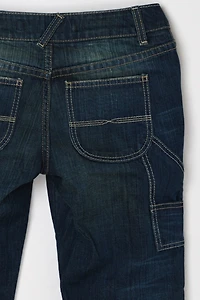 Vintage Y2k Express Dark Wash Low Rise Flared Jeans