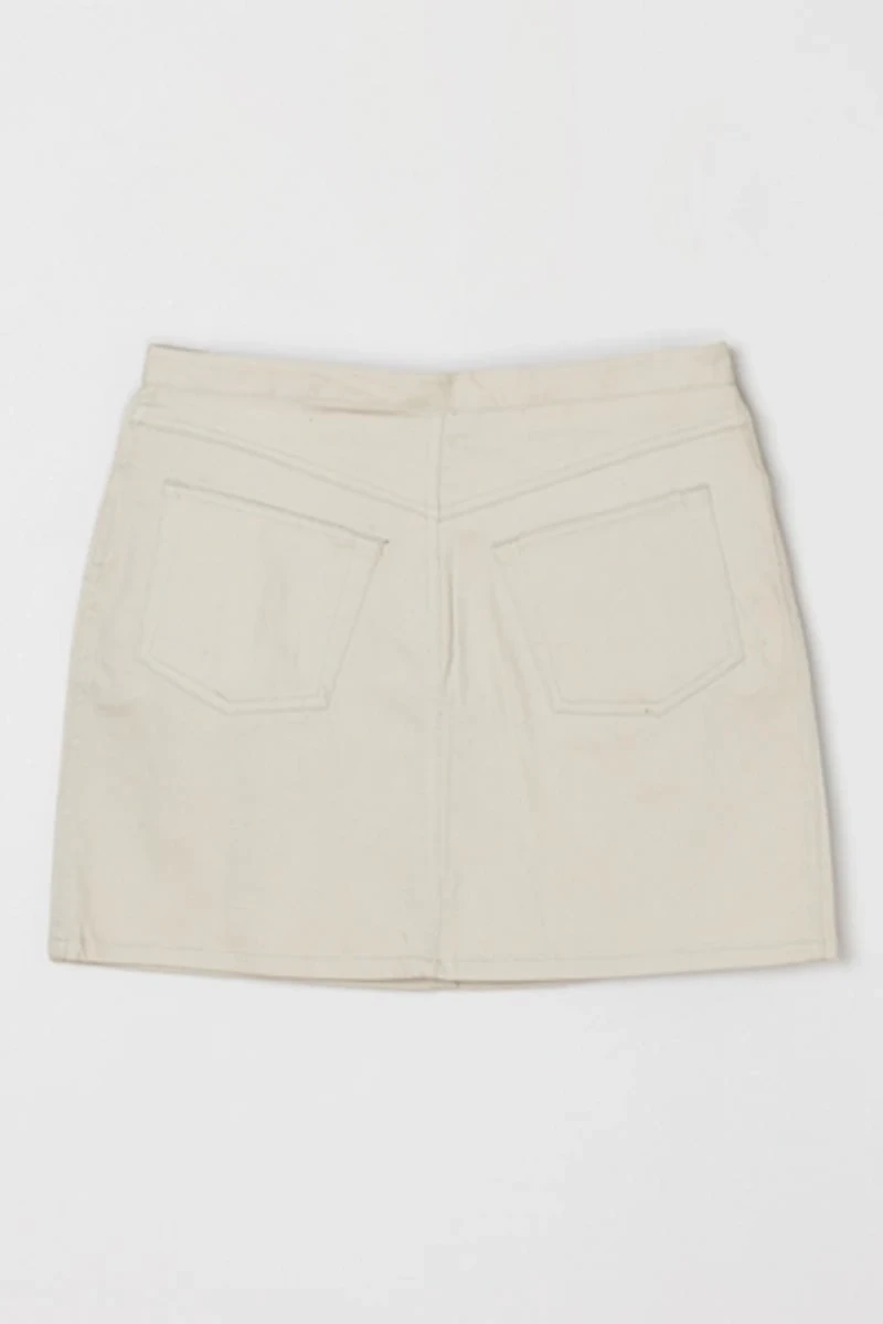 Vintage Y2k Khaki Mini Skirt