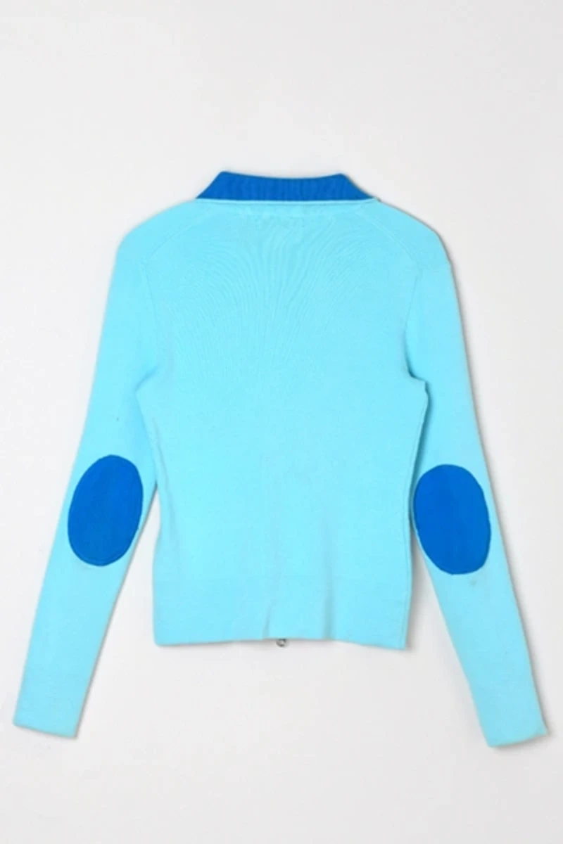 Vintage Y2k Zip-Up Sweater