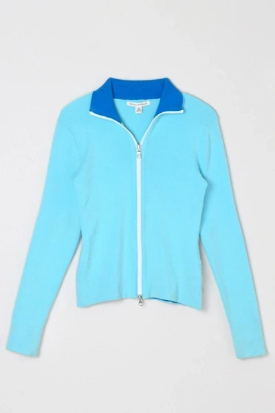Vintage Y2k Zip-Up Sweater