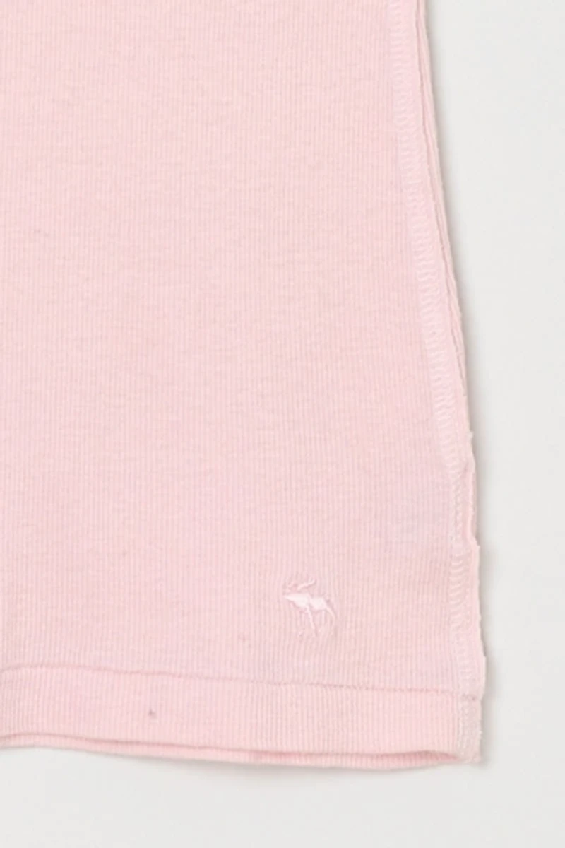 Vintage Y2k Light Pink Ribbed Tank