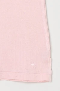 Vintage Y2k Light Pink Ribbed Tank