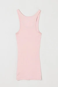 Vintage Y2k Light Pink Ribbed Tank