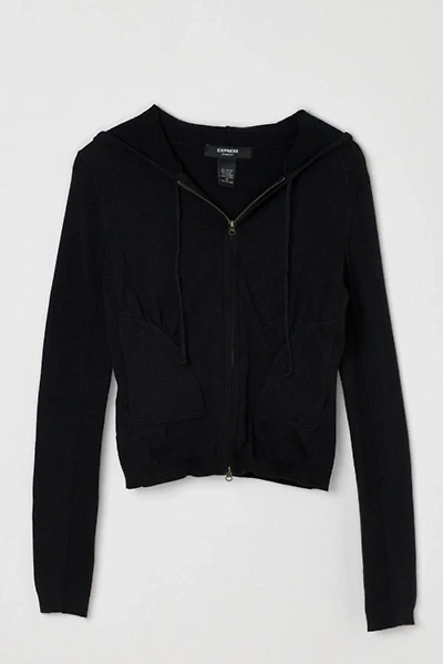 Vintage Y2k Ruched Fitted Hoodie