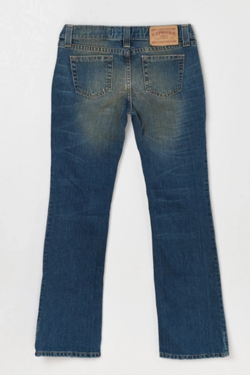 Vintage Y2k Express Low Rise Flared Jeans