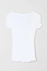 Vintage Y2k Smocked Knit Top