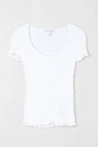 Vintage Y2k Smocked Knit Top
