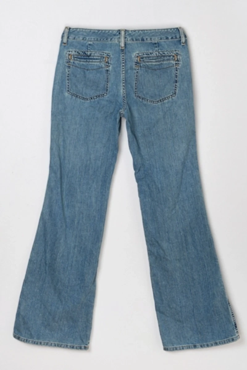 Vintage Y2k Express Low Rise Classic Wash Flared Jeans