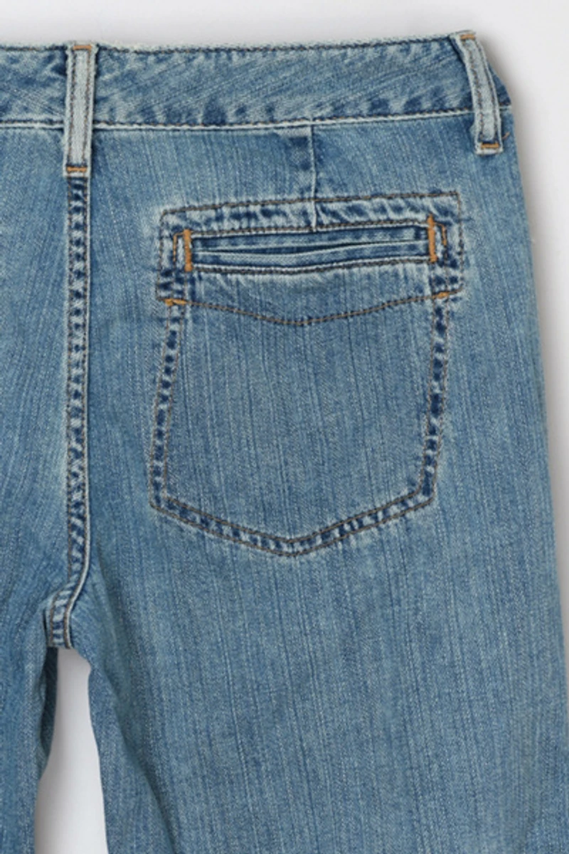 Vintage Y2k Express Low Rise Classic Wash Flared Jeans