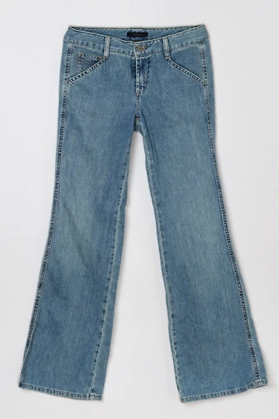 Vintage Y2k Express Low Rise Classic Wash Flared Jeans