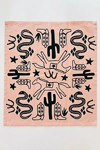 Julie Peach Desert Tea Towel