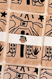 Julie Peach Desert Tea Towel