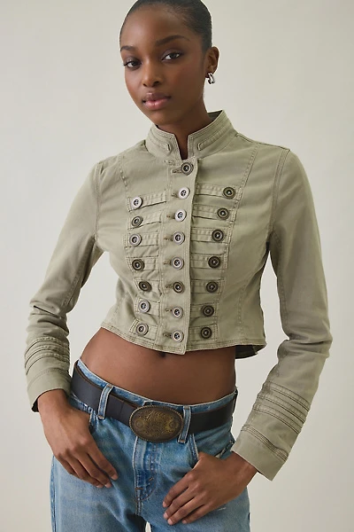 BDG Can't Stop Cropped Military Jacket