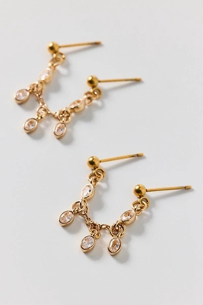 Stainless Steel Chandelier Double Post Earrings