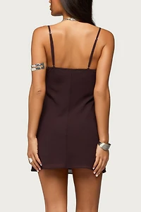 Edikted Raquelle Beaded Mini Dress