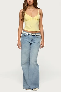 Edikted Evianna Double Tie Back Tank Top