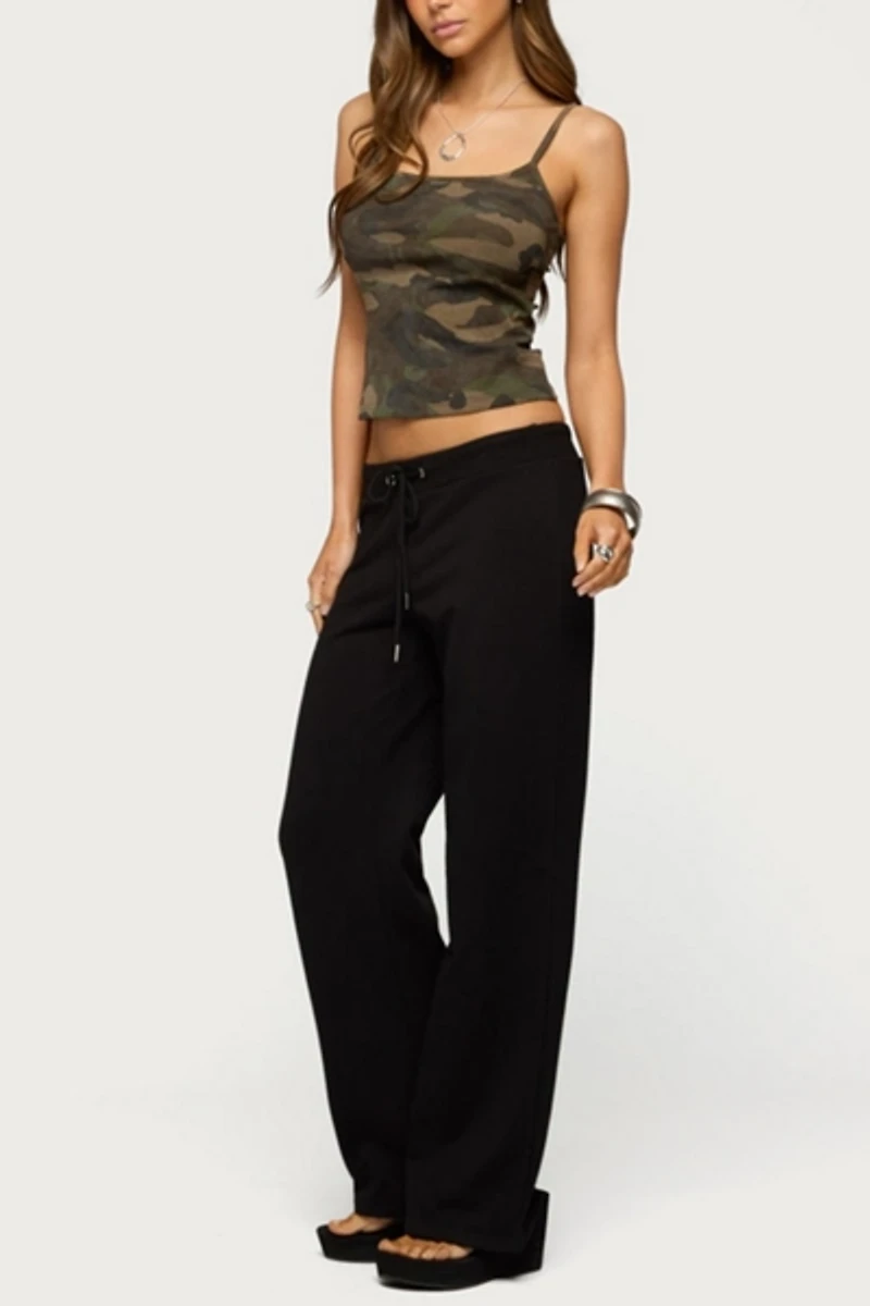 Edikted Ciellah Camo Tank Top