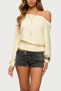 Edikted Bryan Denim Micro Shorts