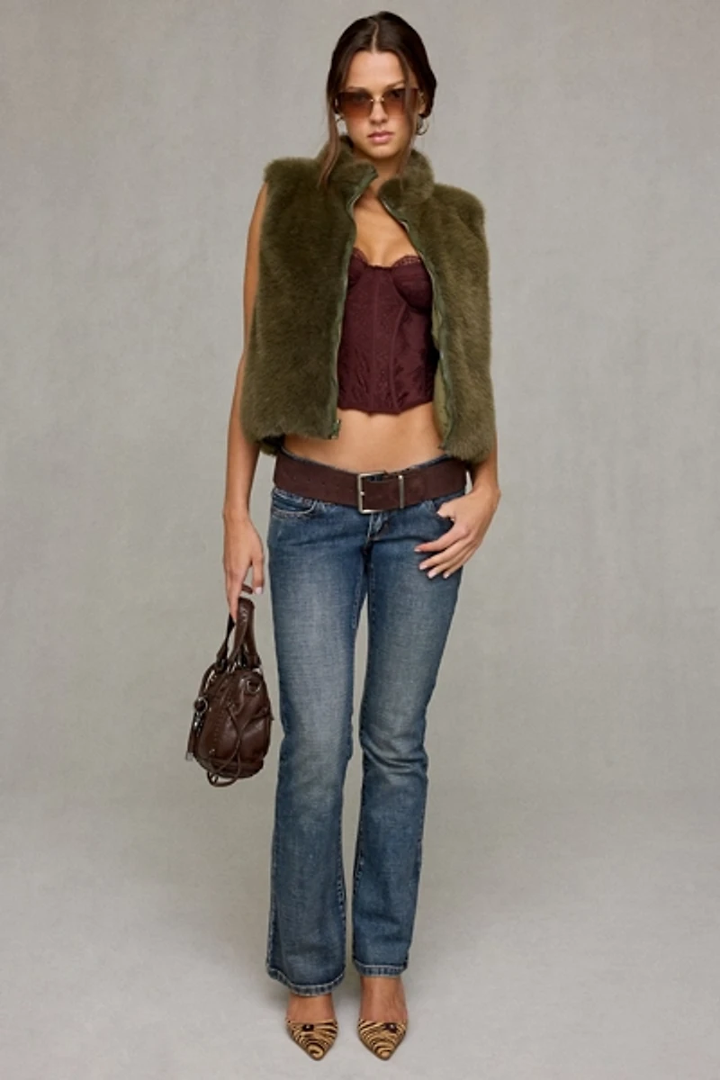 Steve Madden Brady Reversible Puffer Vest