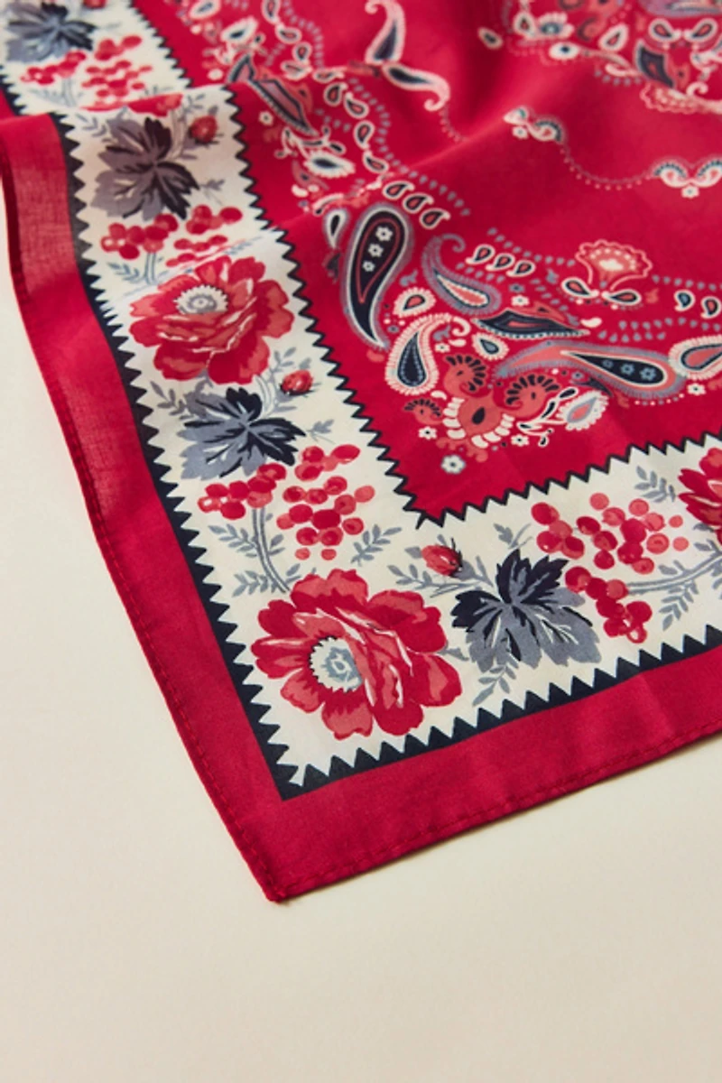 UO Floral Trim Bandana