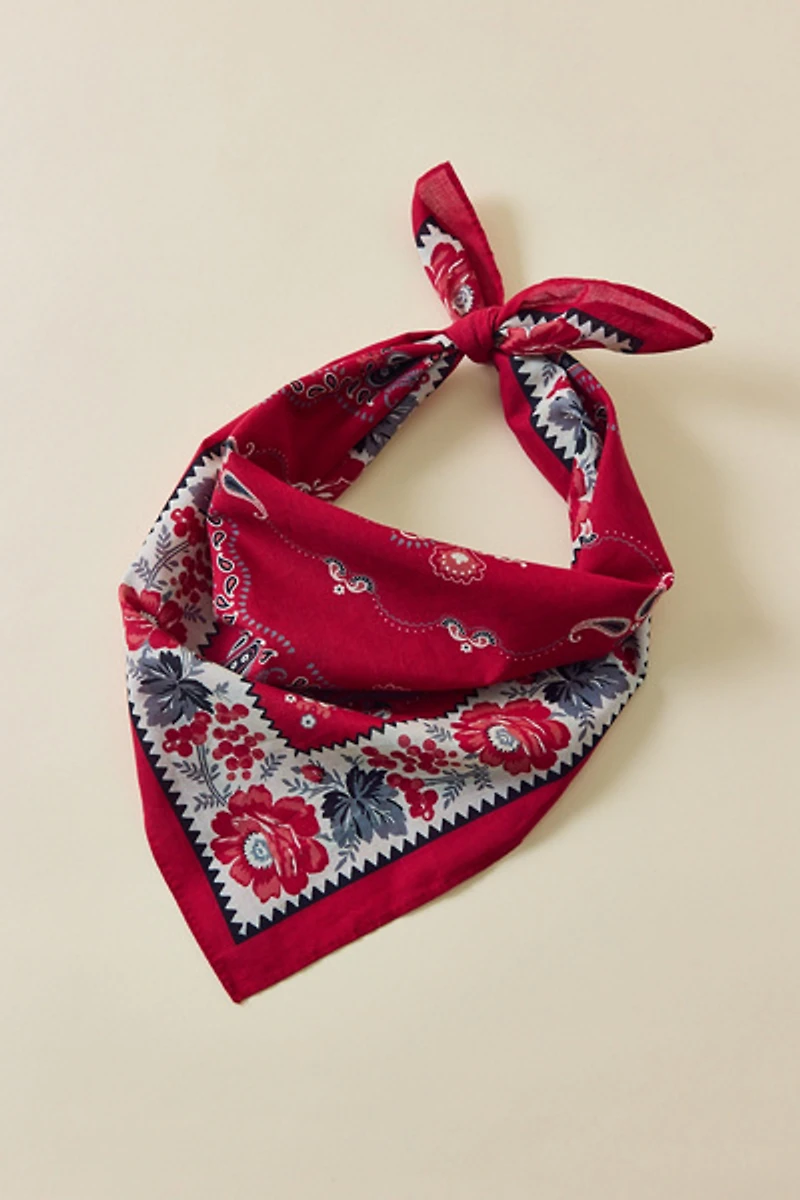 UO Floral Trim Bandana