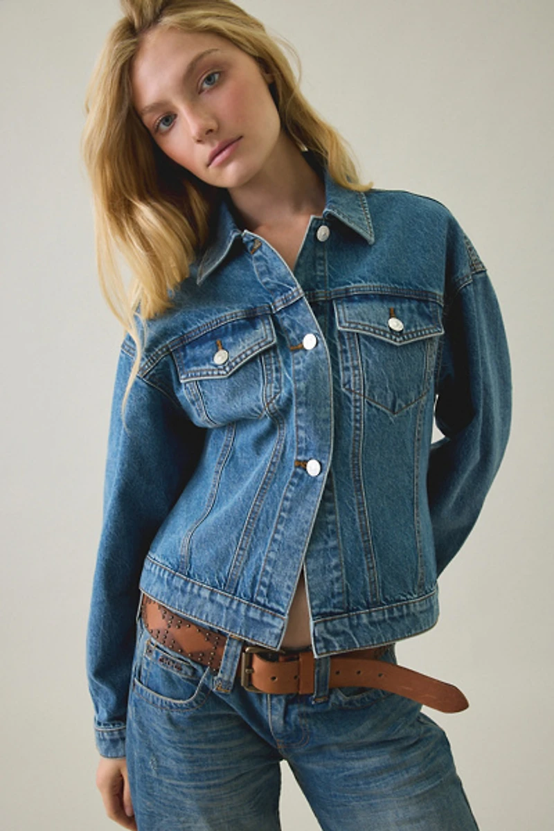 Steve Madden Henrietta Denim Trucker Jacket