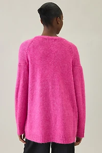Steve Madden Finley Oversized V-Neck Cardigan