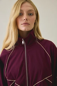 Steve Madden Jacey Piped Oversized Track Jacket