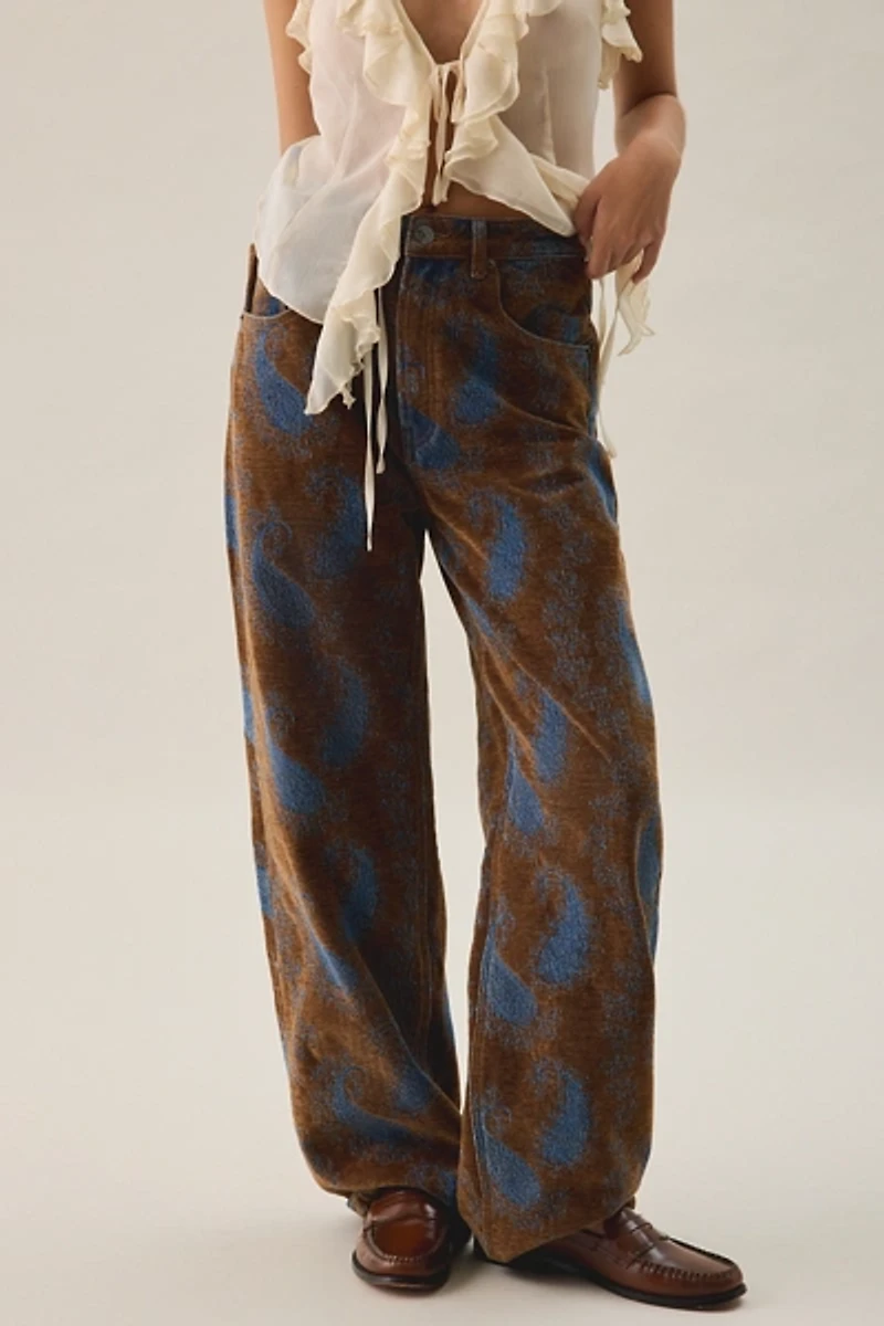 Steve Madden Sydnee High-Rise Barrel Leg Pants