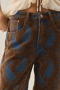 Steve Madden Sydnee High-Rise Barrel Leg Pants