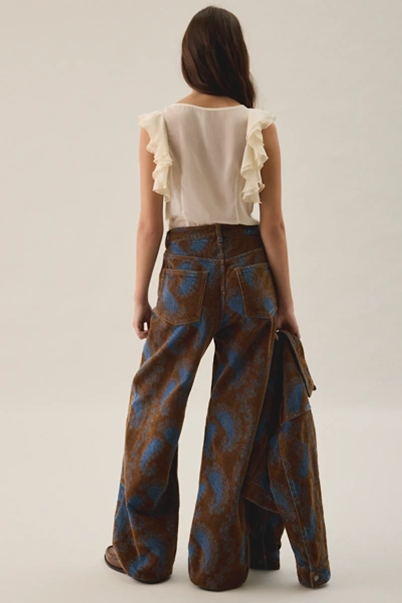 Steve Madden Sydnee High-Rise Barrel Leg Pants