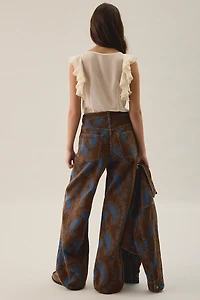 Steve Madden Sydnee High-Rise Barrel Leg Pants