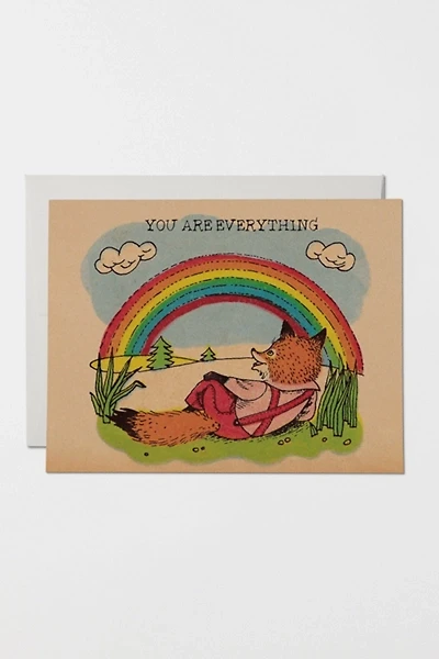 Red Cap You Are Everything Greeting Card